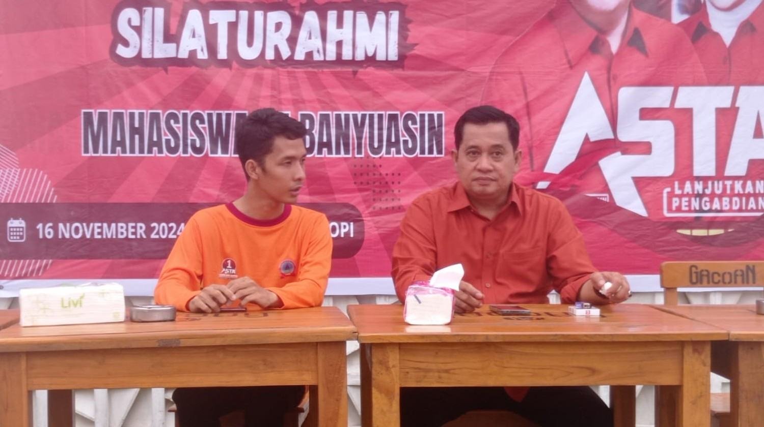 Irfansyah selaku Ketua Koordinator PMB se Sumsel (kiri) dan Cabup Banyuasin, Askolani (kanan) Foto: Halopos.id