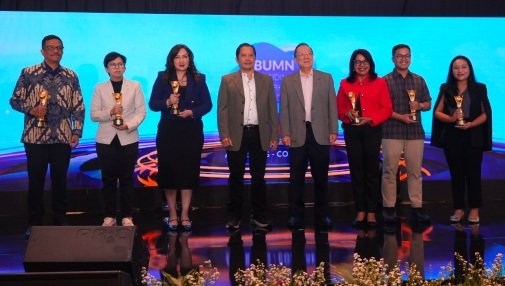 PTBA Raih Tiga Penghargaan di Ajang BUMN Branding dan Marketing Awards 2024.(Foto: Humas PTBA)