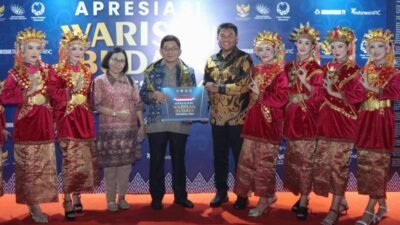 Tari Setabik Musi Banyuasin Terima Sertifikat Warisan Budaya Indonesia 2024. (Foto: Humas Kominfo MUBA)