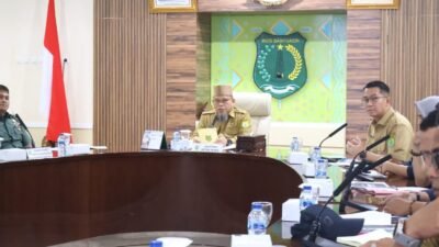 Rapat finalisasi kesiapan Porwada ke-IV yang digelar oleh Pemerintah Kabupaten (Pemkab) Muba melalui dinas Pemuda dan Olahraga bersama PWI Kabupaten Muba pada Selasa (19/11/2024) Foto: Humas Kominfo Muba