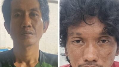 Dua pelaku begal. Foto: halopos.id