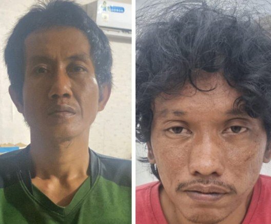 Dua pelaku begal. Foto: halopos.id