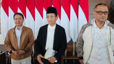 Menteri Agama Nasaruddin Umar hari ini, Sabtu (23/11/2024), bertolak ke Arab Saudi. Foto : Humas Kemenag RI