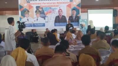 Disdukcapil PALI Ajak Pemerintah Ikut Perkembangan Admistrasi