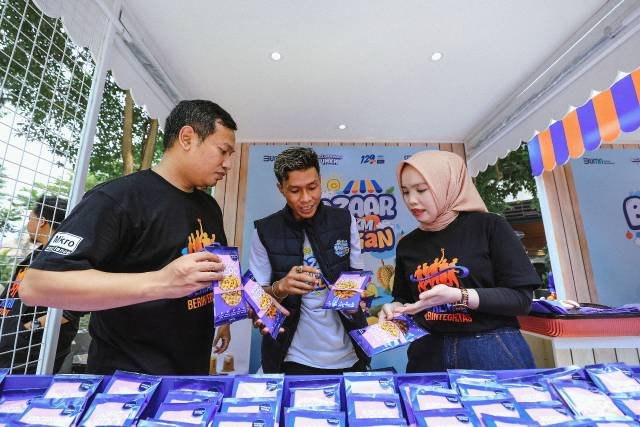 Camilan"Kacang Nepo". (Foto : Humas BRI)