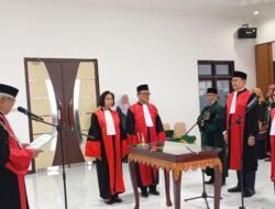 Agus Walujo Tjahjono Resmi Jabat Ketua Pengadilan Negeri Klas 1A Khusus Palembang