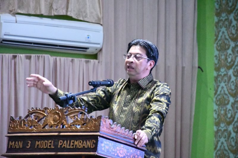 Inspektur Jenderal Kemenag RI, Faisal Ali Hasyim. (Foto : Humas Kemenag Sumsel)