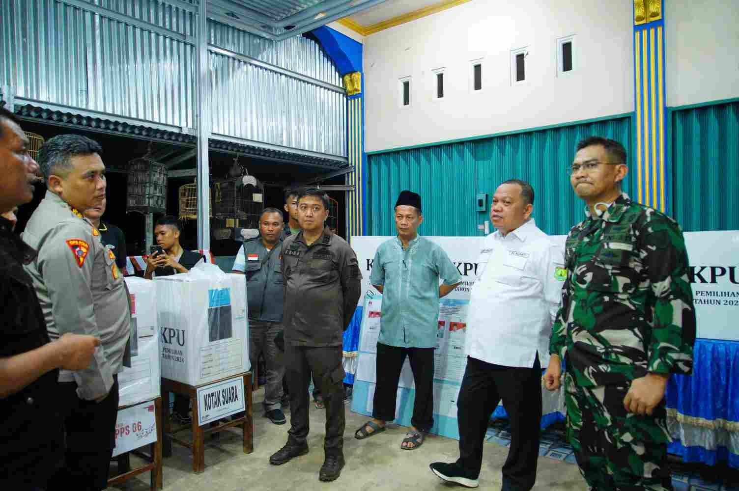 Pj Bupati Muba Bersama Forkopimda Monitoring Persiapan Pilkada Serentak 2024. (Foto : Humas Kominfo Muba)