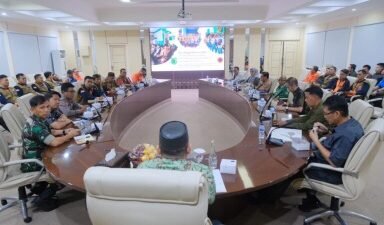 BPBD Kabupaten Muba, saat menggelar Seminar Desa Tangguh Bencana (Destana) di Ruang Rapat Serasan Sekate, Jum’at (29/11/2024). Foto : Humas Kominfo Muba