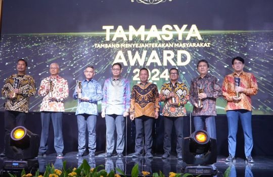 PT Bukit Asam Tbk (PTBA) mendapat anugerah Penghargaan. (Foto : Humas PTBA)