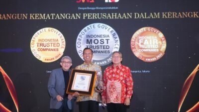 10 Kali Berturut-turut, Bukit Asam (PTBA) Pertahankan Predikat Indonesia Most Trusted Company. Foto : Humas PTBA
