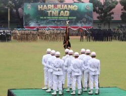 Puncak Hari Juang TNI AD Ke-79, Kodam II Sriwijaya Gelar Upacara, Baksos Kesehatan dan Stand UMKM