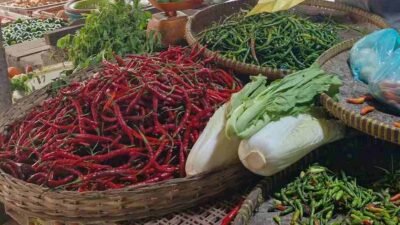 Jelang Nataru, Harga Sayur dan Cabai di Palembang Naik Signifikan