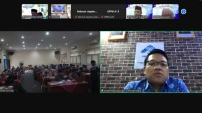 UIN Raden Fatah menggelar seminar Internasional Pertama via zoom dalam rangka memperingati hari bahasa arab sedunia yang jatuh pada Rabu (18/12).