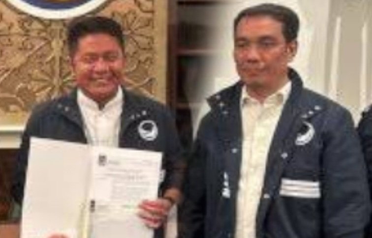 Herman Deru (kiri) dan Fauzi Amro (kanan). Foto : Adi Prayogo