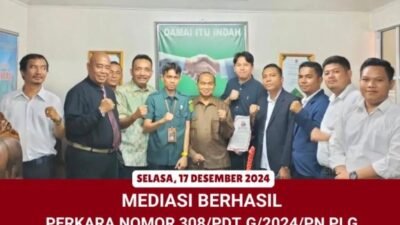 LAGI,,,Tim Sakahira Lawfirm Berhasil Damaikan Perkara yang Telah Sengketa 40 Tahun. (Foto : Adi Prayogo)