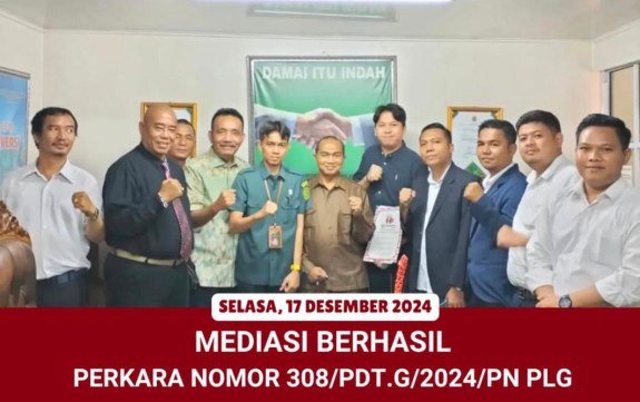 LAGI,,,Tim Sakahira Lawfirm Berhasil Damaikan Perkara yang Telah Sengketa 40 Tahun. (Foto : Adi Prayogo)