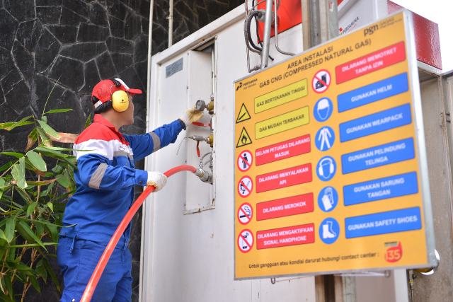 PGN Jaga Penyaluran Gas Bumi 853 BBTUD Selama Nataru. (Foto: Humas PGN)