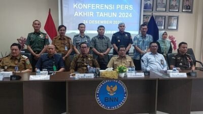 Sepanjang 2024, BNN Sumsel Berhasil Ungkap 17 Kasus Narkoba