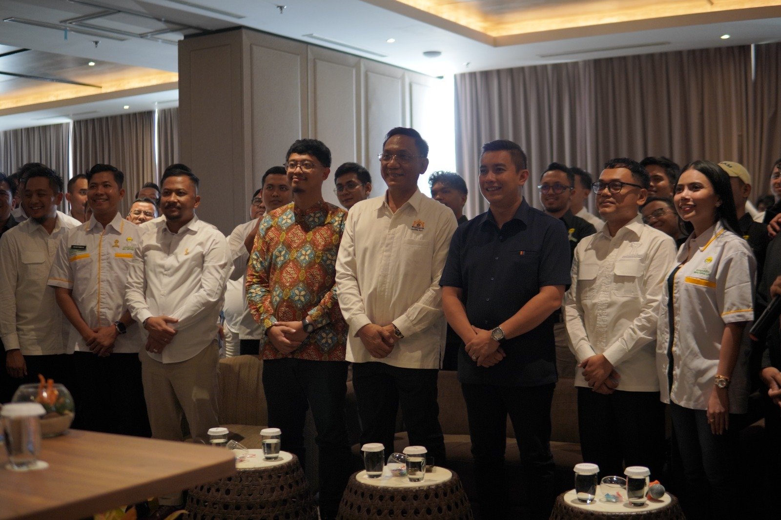 Perayaan HUT ke-50 HIPMI DIY dengan tema besar “Merawat Keistimewaan, Mengawal Indonesia Maju, Menuju Indonesia Emas”, DIKLATDA HIPMI DIY 2024 sukses digelar di Hotel Porta, Yogyakarta. (Foto : HIPMI)