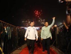 Pj Gubernur Sumsel Rayakan Malam Pergantian Tahun 2025 di BKB