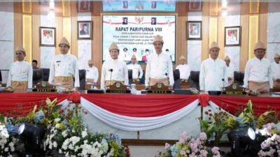 DPRD Kabupaten Ogan Ilir menggelar sidang Paripurna ke VIII dalam rangka peringatan Hari Ulang Tahun (HUT) Kabupaten Ogan Ilir ke-21 Tahun 2025. (Foto: Humas DPRD Ogan Ilir)