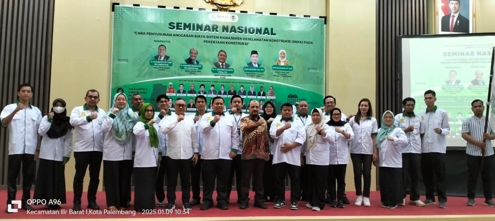 Pengurus DPW PAKKI Sumsel Yang Baru Diharapkan Dapat Membantu Pemda Dalam Mencegah Terjadinya Kecelakaan Konstruksi