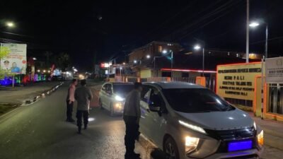 Polsek Talang Ubi menggelar kegiatan rutin yang ditingkatkan (KRYD) di wilayah hukumnya. (Foto: Jerry Hardiansyah)