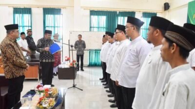Pelantikan pengurus Wilayah Ikatan  Da’i Indonesia Provinsi Sumsel periode 2025-2030. (Foto : Kominfo Sumsel)