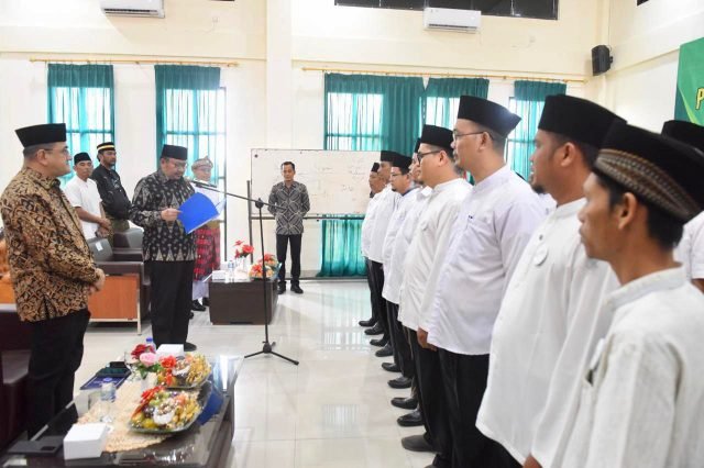 Pelantikan pengurus Wilayah Ikatan Da’i Indonesia Provinsi Sumsel periode 2025-2030. (Foto : Kominfo Sumsel)