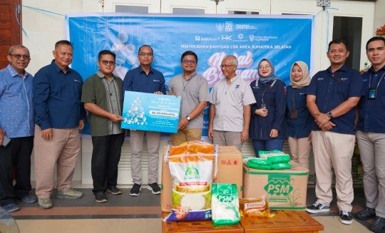 PTBA Bersama Tiga BUMN, Wujudkan Natal Penuh Kasih di Sumsel. (Foto: Humas PTBA)