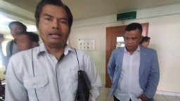 Kuasa Hukum pelawan, Hambali Mangku Winata. (Foto: Andriyanto) 