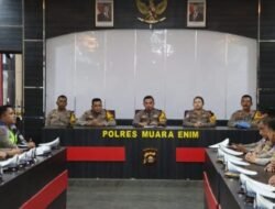 Satlantas Polres Muara Enim Menerima Arahan dari Pejabat Utama