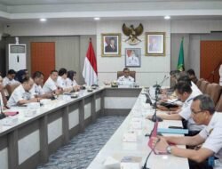 Sekda Sumsel Paparkan Tahapan Krusial Dalam Rapat Desk Penyusunan IKK LPPD Sumsel Tahun 2024