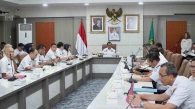 Sekda Sumsel Paparkan Tahapan Krusial Dalam Rapat Desk Penyusunan IKK LPPD Sumsel Tahun 2024 