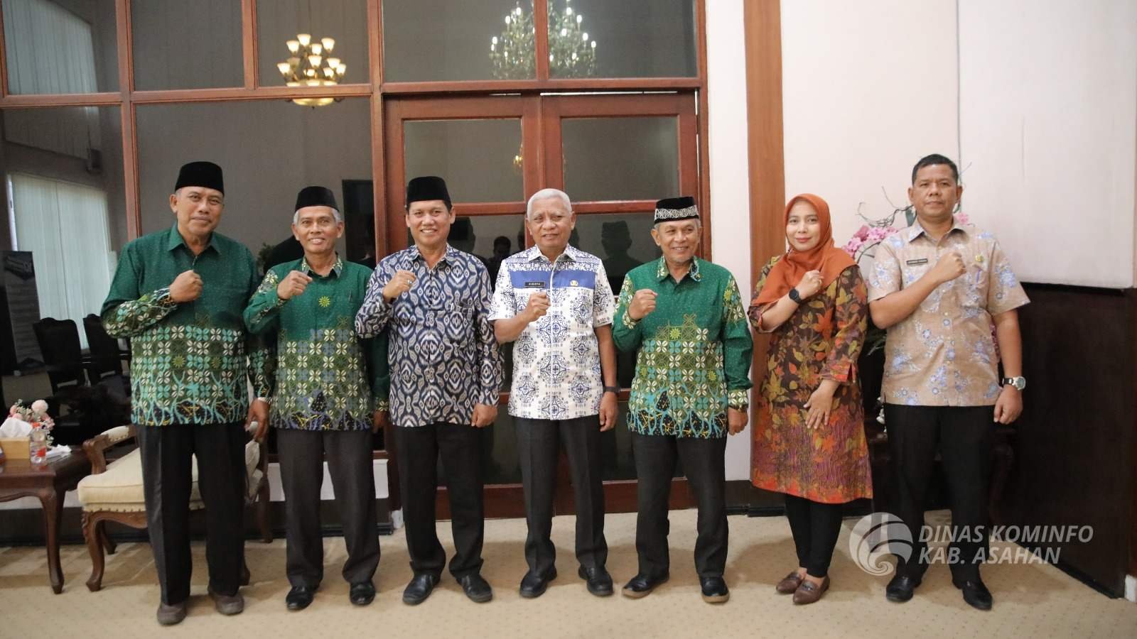 Lazismu Kabupaten Asahan Audiensi dengan Bupati Asahan. (Foto: Kominfo Asahan)