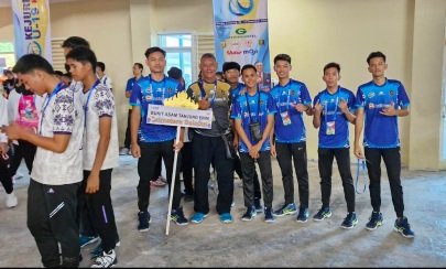 Kejar Prestasi, PBV Bukit Asam Bina Talenta Muda Voli di Muara Enim. (Foto: Humas PTBA)