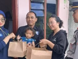 Bentuk Kepedulian Sosial, Polresta Yogyakarta Berikan Bantuan Untuk Warga Pengidap Tumor