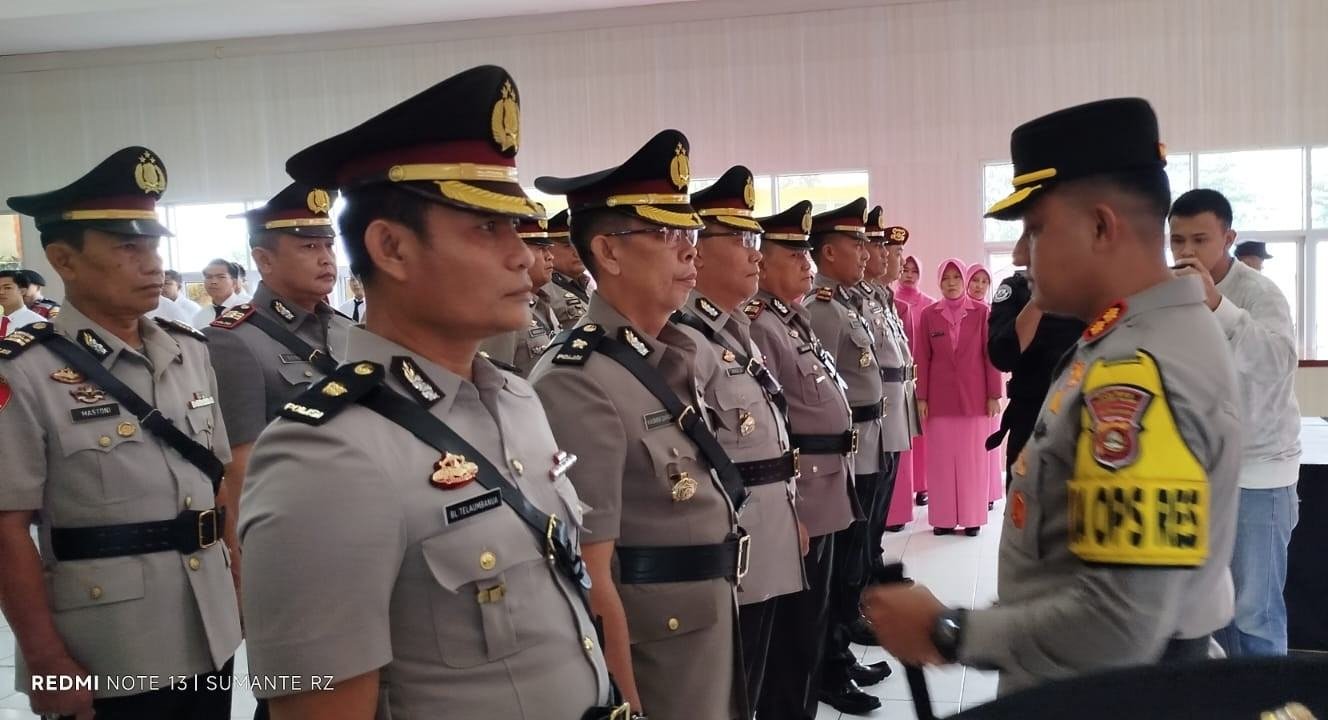 Polres Pagaralam Gelar Acara Pisah Sambut Pejabat Baru dan Lama
