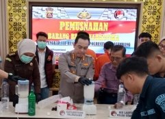 3,180 Gram Sabu Jaringan Medan Diblender