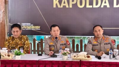 Polda DIY dan Polresta Yogyakarta saat giat Jumat Curhat bersama masyarakat. (Foto : Humas Polda DIY)