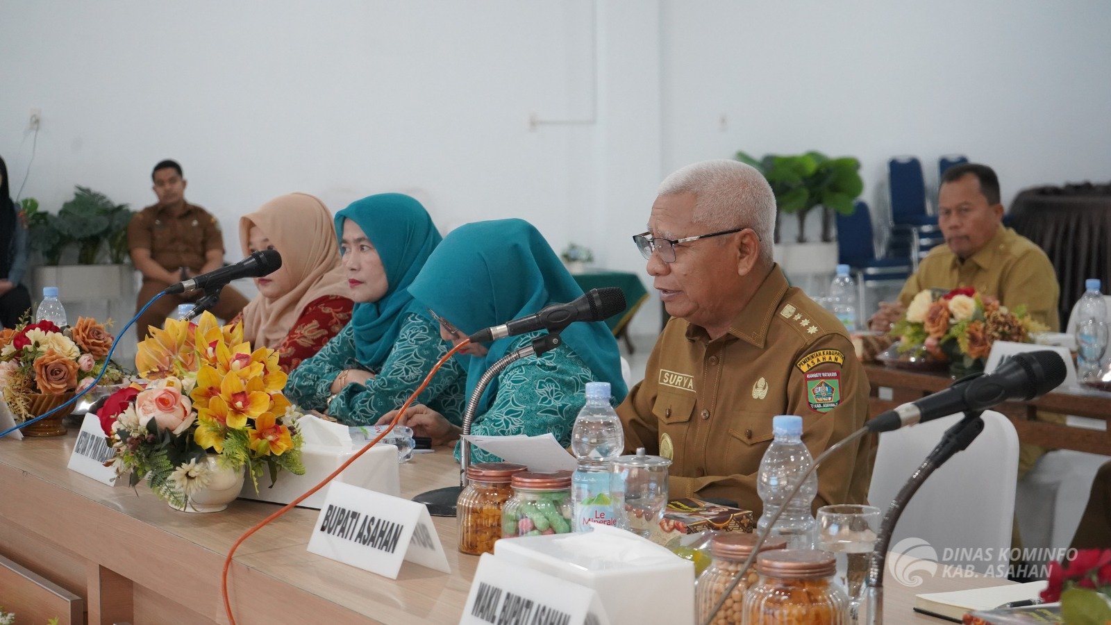 Bupati Asahan Pimpin Rakorpem Bulan Februari 2025. (Foto: Kominfo Asahan)