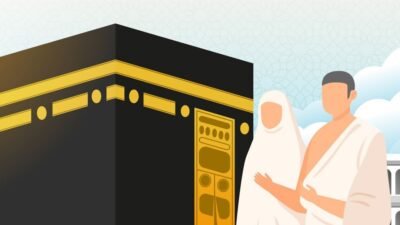 Ilustrasi jemaah haji