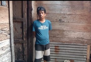 Yanto (47) tahun, warga Kemang Agun Lorong Damai, Rt 45 Rw 09, Kelurahan Kemang Agung, Kecamatan Kertapati, Kota Palembang, Provinsi Sumsel. (Foto: Mursalan)