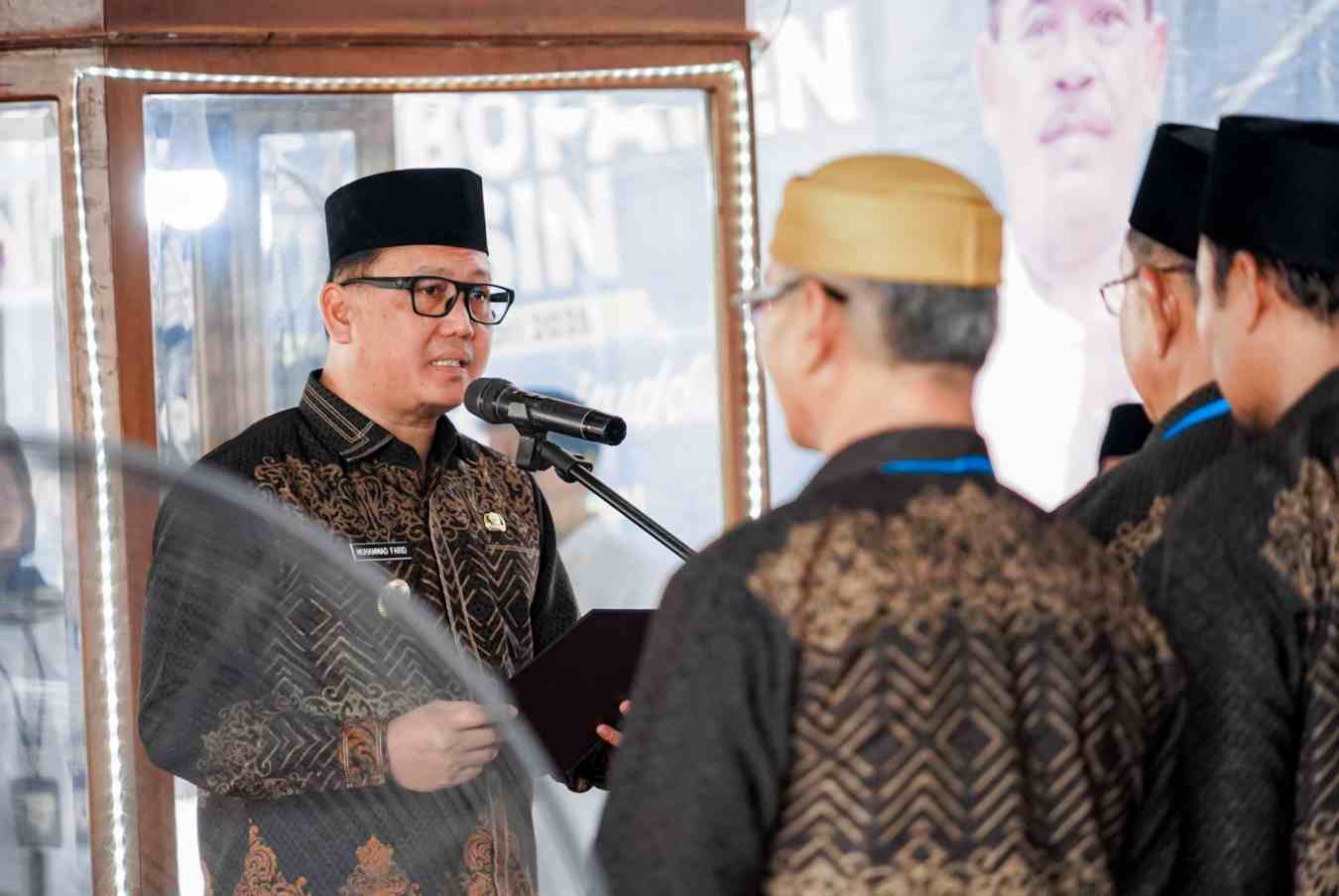 Muhammad Farid Resmi Buka STQH-XII Kabupaten Banyuasin dan Peringatan Isra Mi'raj 1446 H. (Foto: Kominfo Banyuasin)