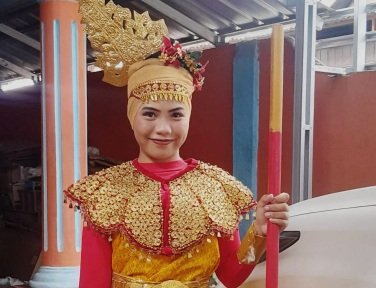 Nabila Az-Zahra, siswi SMP Negeri 44 Palembang