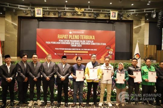 KPU Sumut Tetapkan Surya Sebagai Wagub Terpilih Periode 2025-2030