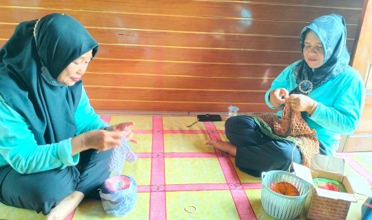 Cerita Usaha Kerajinan Rajut Binaan Bukit Asam (PTBA), dari Hobi Jadi Cuan