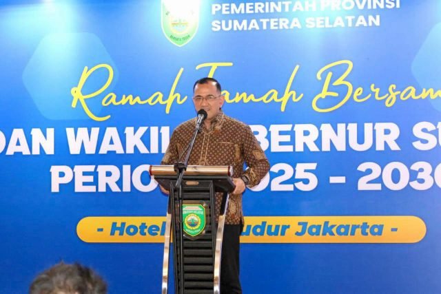 Sekretaris Daerah (Sekda) Sumsel Drs H Edward Candra