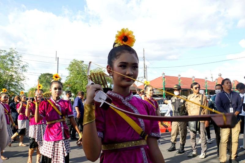 Dokumentasi kegiatan kirab Sarkem Fest. (Foto : Pemko Yogyakarta)